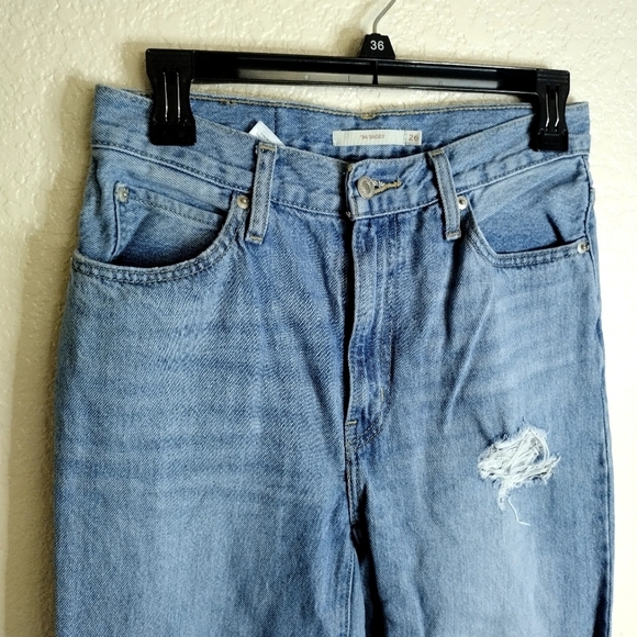Levi's '94 Baggy Distressed Jeans Relaxed Sz 26 - Picture 3 of 12